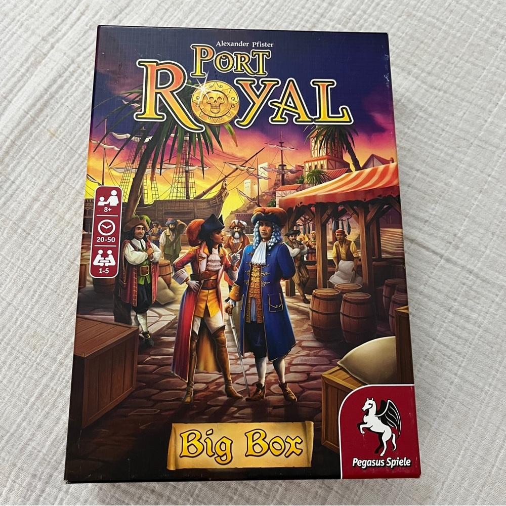 Port Royal Big Box Board Game Complete Alexander Pfister Pegasus Spiele